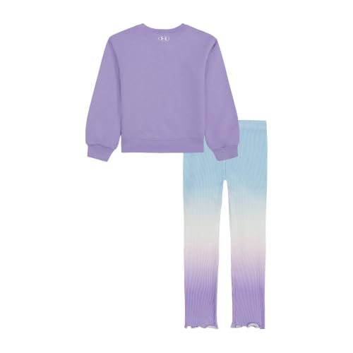 Image of Under Armour Girl's 2-piece Sweatshirt and Leggings Outfit Set