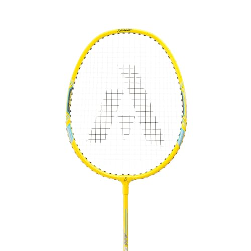 Image of ASHAWAY Badminton Rackets Set of 2 - AM 9850 SQ | Aluminum Rackets Combo with 6 Shuttlecock Pack & Half Cover | Ideal for Adults & Kids | Lightweight & Durable for Recreational Play