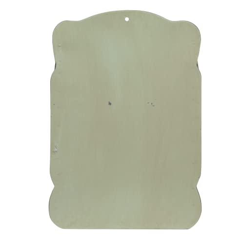 Creative Co-Op Da3571 Embossed Tin Letter Box, 10" X 15.5", Aqua #TOP6