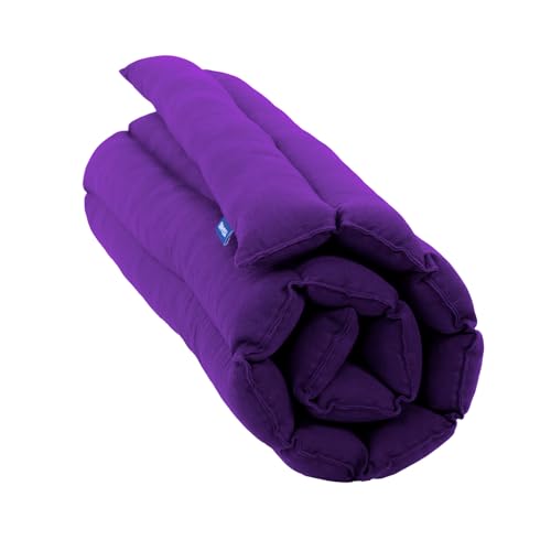 Yoga Mad Roll-Up Zabuton Meditation Cushion | Plush & Comfortable...