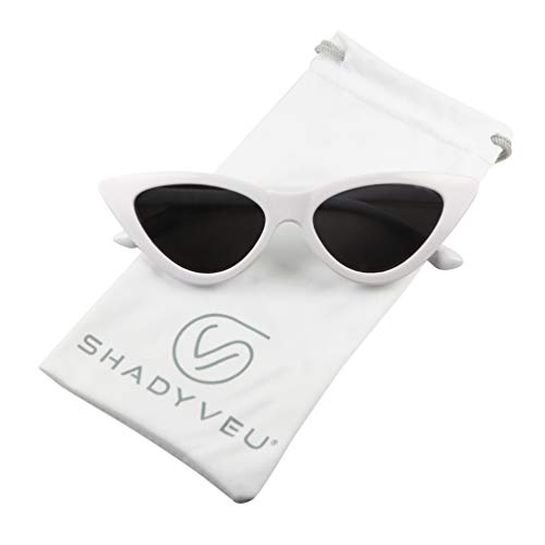ShadyVEU Small High Pointed Frame Clout Cobain Mod 90’s Retro Vintage Cateye Sunglasses for Kids2