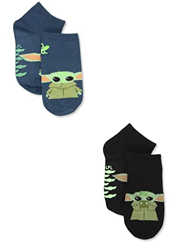 Star Wars The Mandalorian Baby Yoda Toddler Kids 6 Pack Gripper Socks (X-Small, Grey) #TOP4