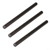 Kit de reparación de caña de pescar, tubos de fibra de carbono, diámetro de 1 mm, 10 mm, longitud de 10 cm, diseñado para reforzar y reparar cañas de pescar rotas (7 mm x 3)