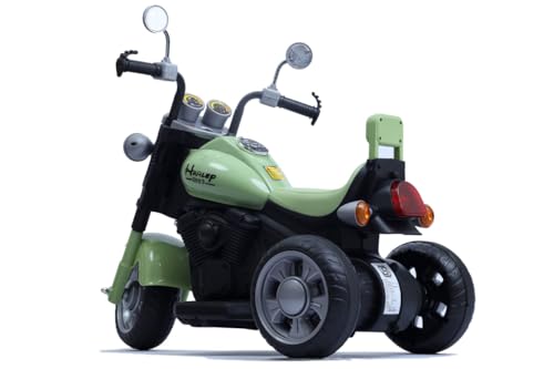 Image of Happy Goods 3 Wheel Rechargeable Battery Operated Ride On Bike for Kids, 1 to 5 Years Bike Battery Operated Ride On - Color as per Stock (Green)