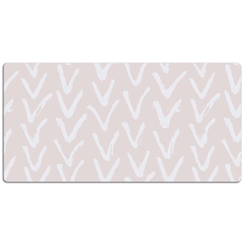 Sous-main de bureau vinyle PVC rose clair protection des surfaces - 7