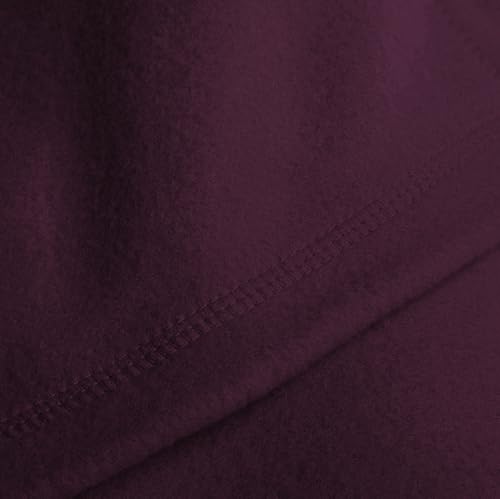 Image of Cloth Fusion Polar Fleece AC Blanket for Winter Single Bed,Soft Woolen Blanket for Travel & Sleeping (60x90 Inches, Wine)
