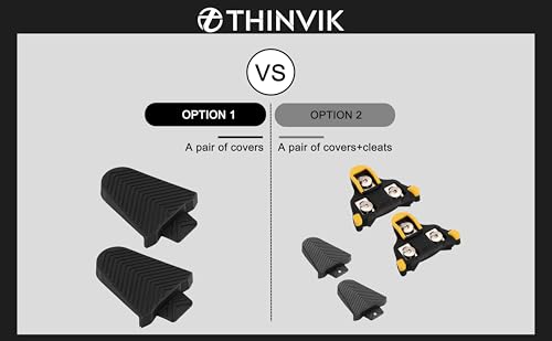 Image of Thinvik Road Bike Cleats 6 Degree Float Self-Locking Cycling Pedals Cleat for Shimano SH-11 SPD-SL System Shoes