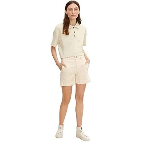 TOM TAILOR Damen High Waist Jeans Shorts 1031327, 29511 Cover