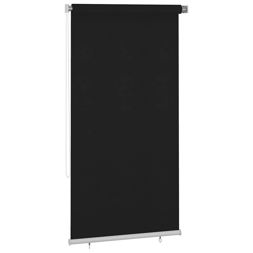 Tenda a rullo per esterni, 120 x 230 cm, nera, protezione solare