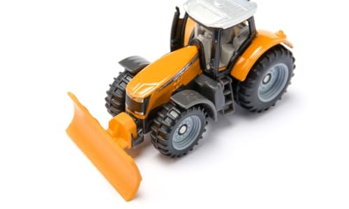 Tractor Massey Ferguson con pala de nieve a escala miniatura 5