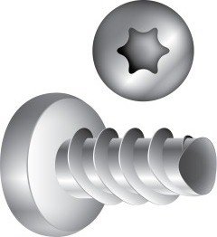 Thread Forming Screws #4 X 1/4 (Pack of 6500)