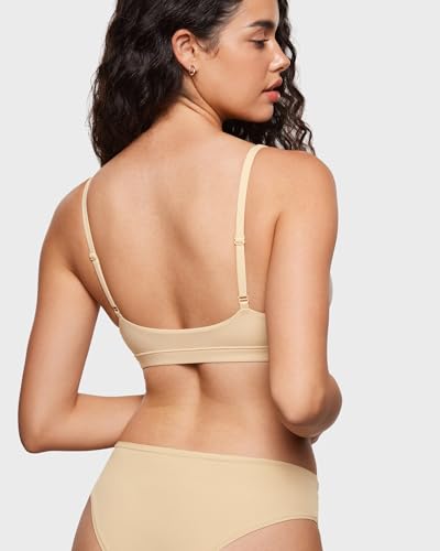 Image of INLYRIC Women's Unlined Deep V Plunge Bra Sleep