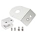 Areyourshop 45 Degree Universal Watermelon Light Mount Frame Bracket Angled Clamp Stainless Steel for Cars Trucks RVs, Custom Vehicle Light Mount