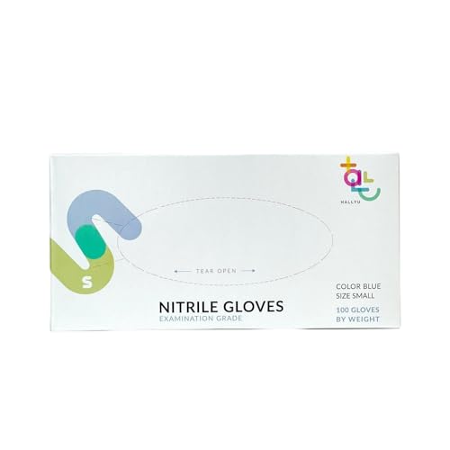 Hallyu Nitrile General Disposable, Non-Sterile, Blue, Powder free (XLarge)