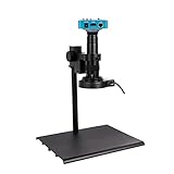 Lab Microscope Slides 38MP Digital Microscope, for Electronics Industrial Digital Video Microscope Microscope Parts(180X Large Base Set)