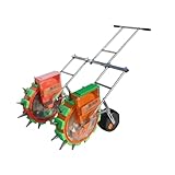 Matériaux de qualité : Ce semoir portable est doté d'une bec de canard et de tubes en acier inoxydable renforcés pour une robustesse accrue. Le bac à graines transparent est fabriqué dans un matériau épais, durable et résistant au vieillissement, permettant une visibilité parfaite des graines.