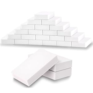 (50 Pack) Extra Large Eraser Sponge – Extra Thick, Long Lasting, Melamine Sponges in Bulk Boat Eraser Multi Surface Scrubber Foam Cleaning Pads – Bathtub, Floor, Baseboard, Bathroom, Wall Cleaner