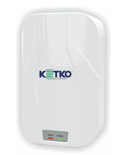 Ketko 5 Litre Instant Water Geyser | Vertical Wall Mounted Electric Geyser | Instant Hot Water Heater | Anti-Rust Coated Tank | Full ABS Body | Energy Efficient | 2-Year Warranty (3 Kw)-image-20