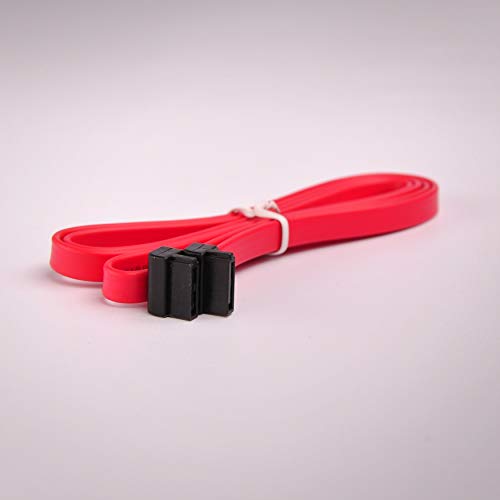 Cable SATA Rojo 40 Pulgadas con Dos Ángulos Rectos