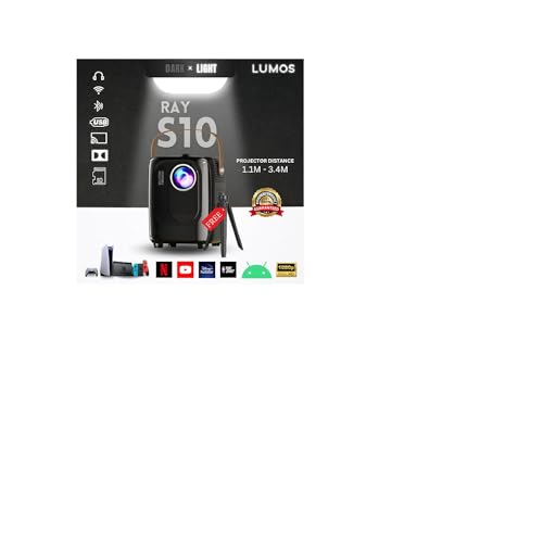 Image of BIGASUO Andriod 5G WiFi Projector Home 4K Support 1080P Smartphone Full HD Portable Builtin YouTube Other Apps Auto Keystone 4000 Lumens 200 inch Screen Compatible 4K TV Stick (BGP24)