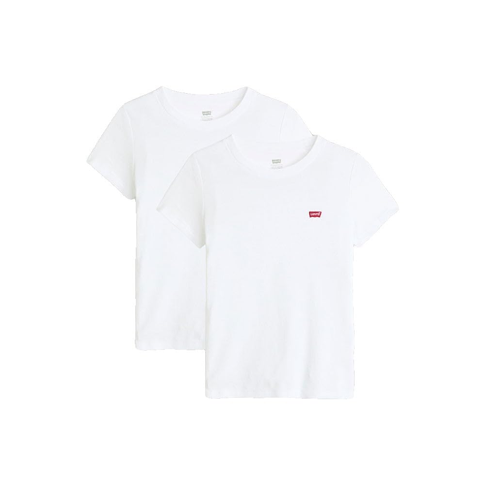 Levi's Damen 2pack Essential Ss Tee T-Shirt (2er Pack)