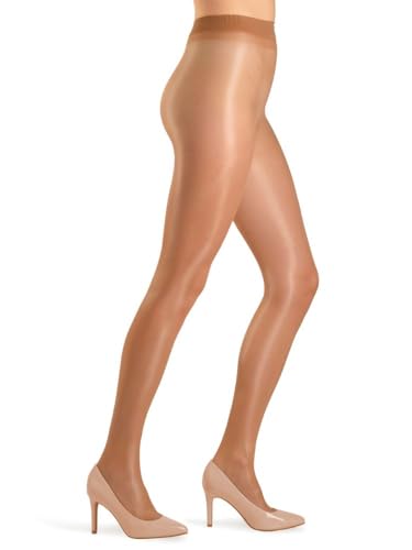 Cristal Shiny Tights-XL-Natural, X-Large