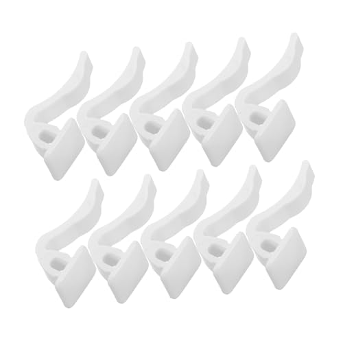 WEKAMOS 10 Piezas Soportes para Radiador Clips de Montaje y Sujeción de Plástico Resistente al para Fijación y Rápida Sistemas de Calefacción