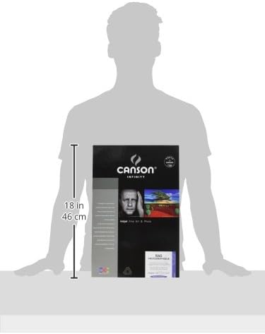 Miniatura 4 de Canson Infinity Rag Photographique - Papel de arte fino, 7.41 oz, 8.5 x 11 pulgadas, 10 hojas (206211020)