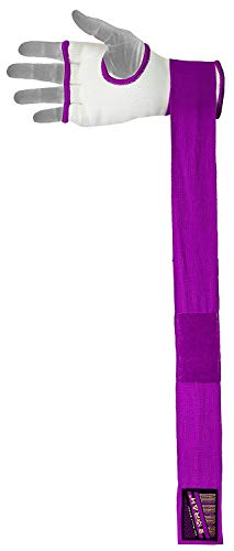 EMRAH Pro Training Ladies Boxing Inner Gloves Hand Wraps MMA Wraps Mitts (Small, Purple)