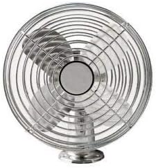 MVP 24 Volt All Metal Dash Fan 6" Diameter Blade Truck Cab RV Horse Trailer