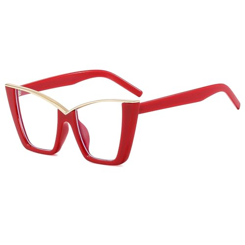 Lunettes surdimensionnées femmes vintage avec filtre de lumière bleue pour écran