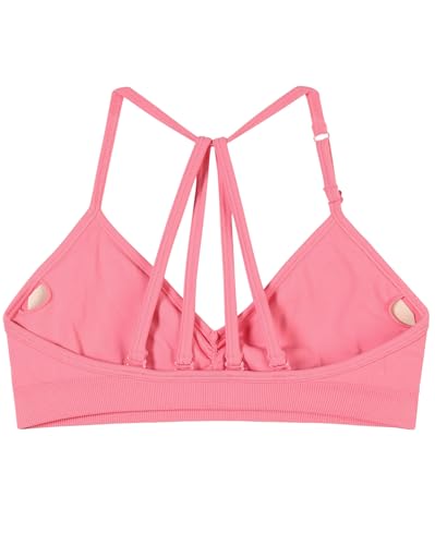 Image of AUROLA Mercury Workout Sports Bras Women Athletic Removable Padded Backless Strapy Minimal Crop Top