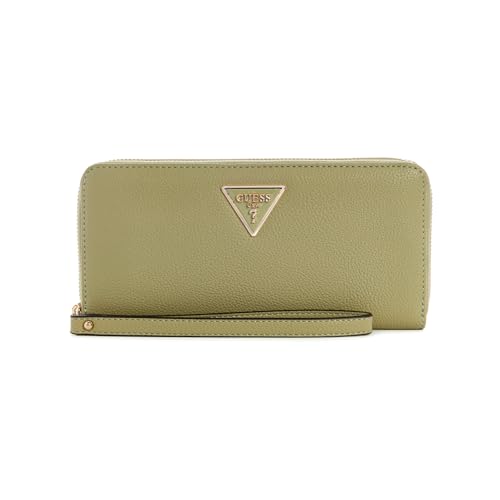 GUESS Laurel Grand Portefeuille L Sage avec Zip Intégral Sécurisé