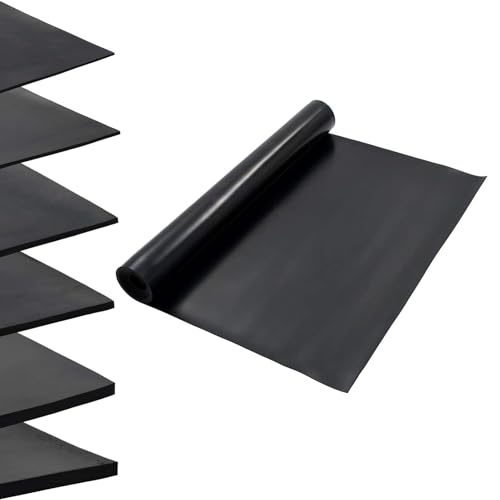 Alfombra de goma exterior negra de 1,2 x 5m resistente al agua y lavable Fasba 4