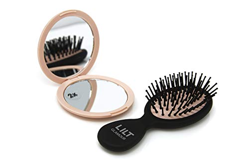 Mini Hair Brush for Woman, Compact Hair Brush, Untangle Brush, Detangler Brush, Detangling Brush, Baby Hair Brush, Kids Brush, Mini Paddle Brush, Hair Combs, Compact Mirror