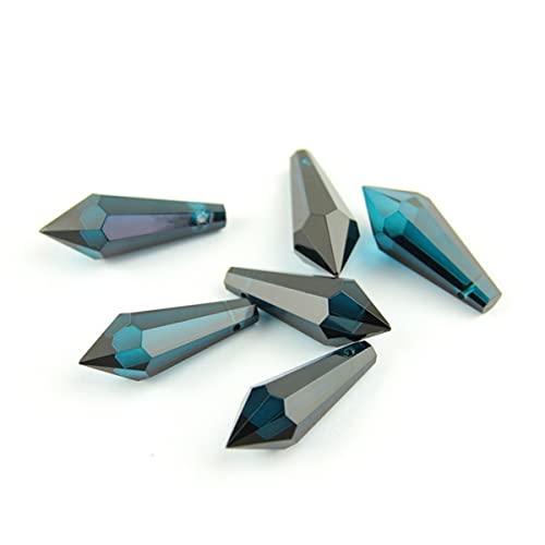 プリズムと万華鏡 38mm/63mm/76mm ブルー ジルコン K9 クリスタル シャンデリア ペンダント プリズム 理科教室光学キット (Color : 38mm, Size : 200pcs)