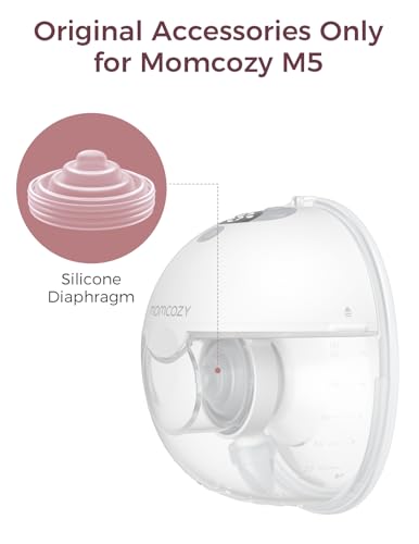 Image of Momcozy M5 Diaphragm, Original Breast Pump Replacement Accessories for M5, 2PCS