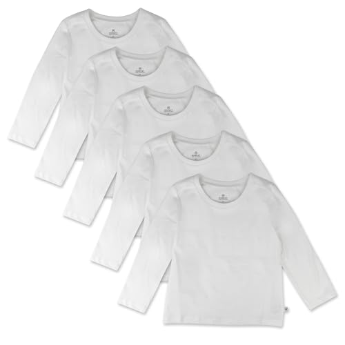 Image of HonestBaby Unisex-Baby Organic Cotton Long Sleeve Tshirts Multipack