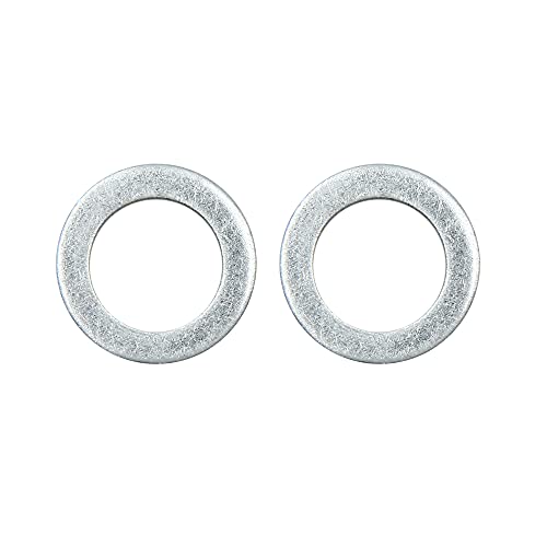 Image of X AUTOHAUX 50pcs Engine Oil Crush Washers Drain Plug Gasket 14mm ID 22mm OD | Universal, for Car, 14mm Inner Diameter, 22mm Outer Diameter
