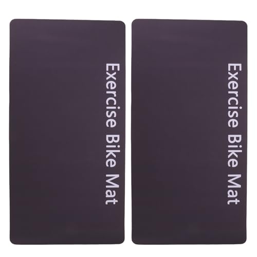 2 piezas Alfombrilla de Goma para Equipo de Ejercicio con Absorción de Impactos