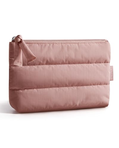Image of BAGSMART Small Makeup Bag, Machine Washable Puffy Cosmetic Pouch
