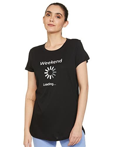 Image of Van Heusen Women's Cotton Regular Fit T-Shirt