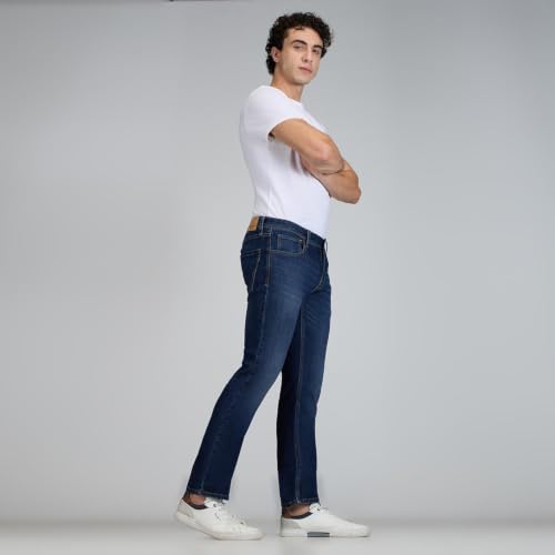 Image of Pepe Jeans Men's Jeans | Straight Fit | Mid Rise | Stretchable