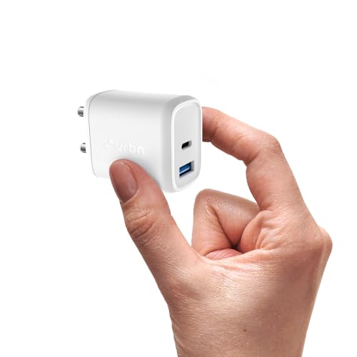 URBN 20W QC+PD Dual Port Type C Charger | Ultra Fast GaN Adapter | Made for iPhone, iPads, AirPods, Samsung, OnePlus, Mi, Redmi, Vivo & More | Fast Charge | BIS Certified | Made in India (B0CQ2NNQST) Amazon Price History, Amazon Price Tracker