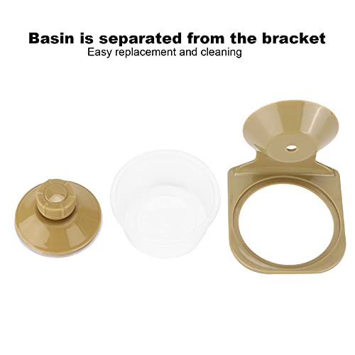 Reptile Feeder Bowl Enkele Dubbele Kom Kunststof Bekkens Drinkwatertype voor Kleine Reptielen Slangen Hagedissen - Afbeelding 8