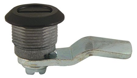 5/8 Grip Range, Emka Slotted Pawl Latches, Black, Heavy Duty NEMA 4 Rated 1/4 Turn Latches (1 Each)