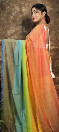 Image of Pure Cotton Saree | Soft & Lightweight | Handloom Woven Elegance for Festive & Casual Wear