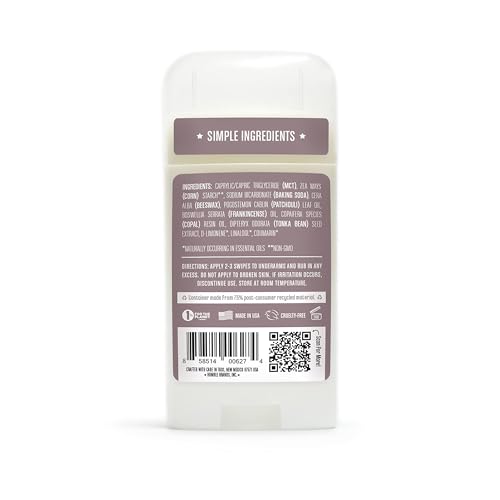 Humble Brands, Deodorant Patchouli Copal & Frankincense Organic, 2.5 Ounce