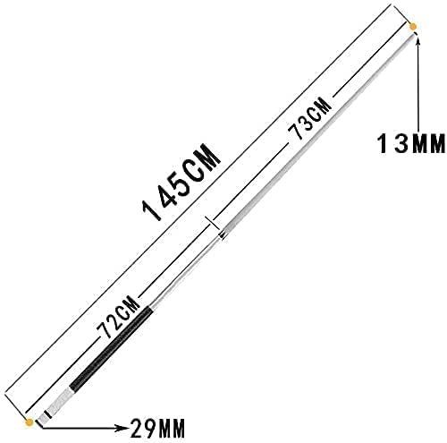 Taco de billar profesional de 145 cm con punta de 13 mm miniatura 2