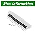 VOVCIG 2PCS Roller 78MM Rolling Machine Plastic-Rolling Machine Easy Rolling with 2 Storage Tubes (White, 78mm)